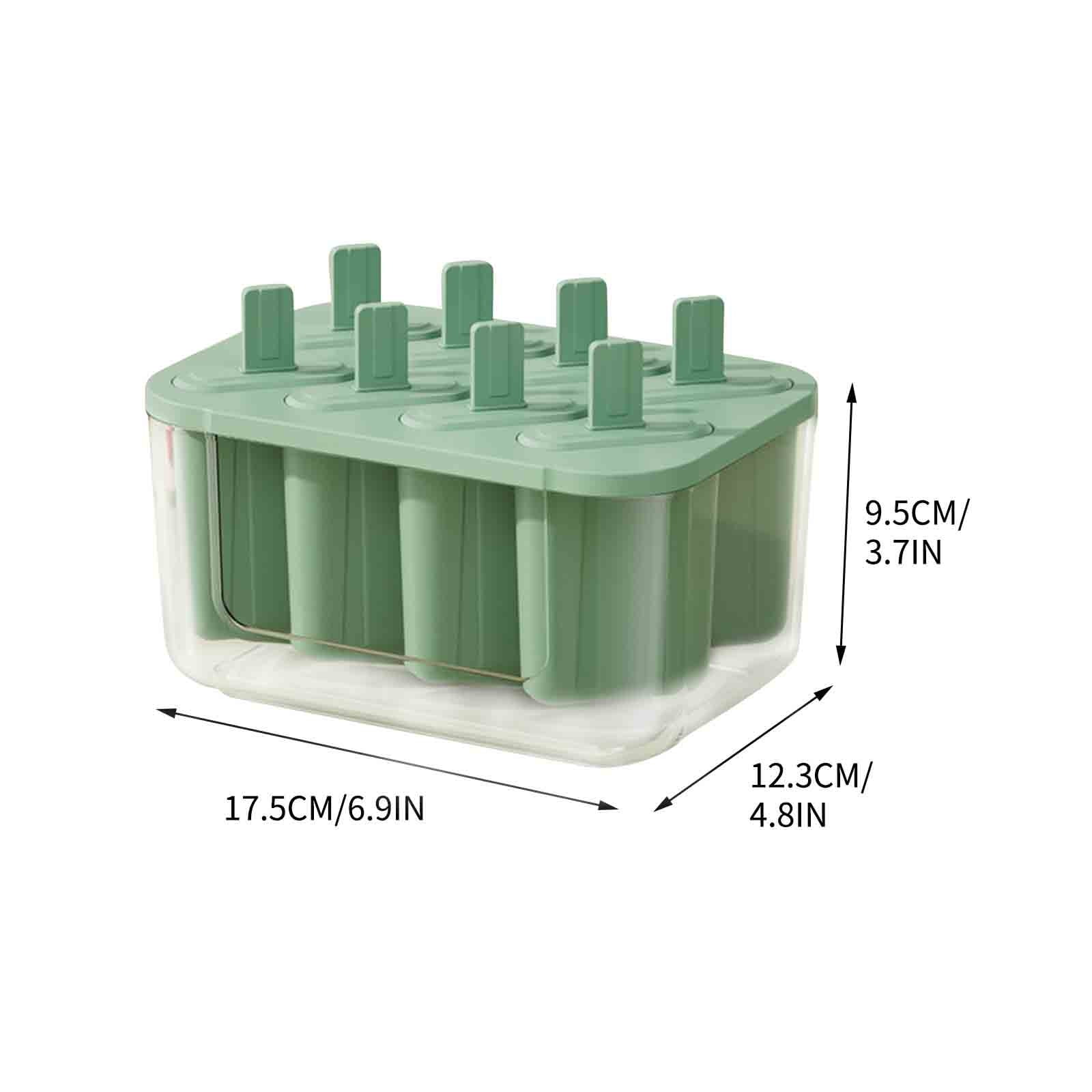 Tunhigl Sales Silica Gel Ice Tray Film with 22-cell Ice Box with Lid Food-grade Ice Maker Home Ice-cream Popsicle
