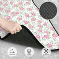 thumbnail image 3 of Disketp Floral for Crystal Velvet Car Mats Four-Piece Set,All-Season Automotive Protection, Vehicles, Cars, Trucks, and SUVs,Anti-Slip Design, 3 of 7