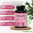 thumbnail image 4 of Schisandra Complex Suplemento De Shatavari + Schisandra + Maca +Ginseng Panax | Frasco con 60 Cápsulas de 500 Mg C/U | 100% Natural | 1 Mes de Suministro | Momosie, 4 of 4