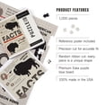 thumbnail image 5 of Lantern Press 1000 Piece Jigsaw Puzzle, Facts About Bison, 5 of 5