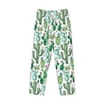 thumbnail image 4 of Goofa Cactus Plants1 Printed Soft Pajama Pants for Men, Wide Leg Comfy Casual Lounge Yoga Pants-Medium, 4 of 9