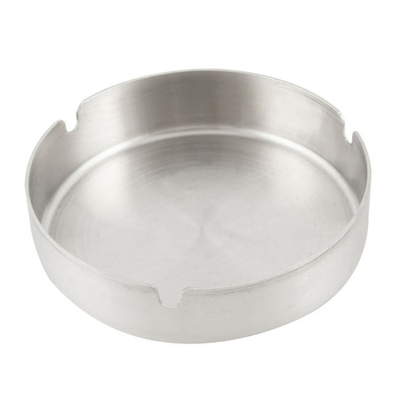 Unique Bargains4.7" Diameter Silver Tone Round Stainless Steel Ash Tray Holder