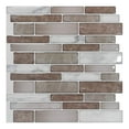thumbnail image 1 of Peel and Stick Backsplash Tiles - 10-Sheet Pack, 12" x 12" Subway 3D Wall Panels, Easy Installation, 1 of 7