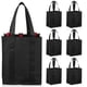 thumbnail image 2 of Botella de 6 PC Bottle Carrier Bolsas bolsas de regalo de botella de vino bolsas para transportistas de vino con compartimento para viajes para acampar Picnic, 2 of 5