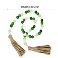 thumbnail image 3 of Under 10 Tray Decoration Irish Festival Wooden Bead String Festival Rope Tassel Bead String Tray Ornaments, 3 of 9