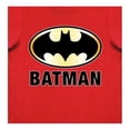 thumbnail image 2 of Playera Para Niño Warner Bros Batman Cuello Redondo Manga Corta Talla 4 Rojo, 2 of 2