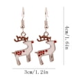 thumbnail image 2 of Fiudx Pendientes Elegantes, Conjunto de Joyas Festivas, Elegantes Accesorios Navideños, Ropa para Fiestas, Regalo de Moda para Mujer, Incluye 1 Par, 2 of 4