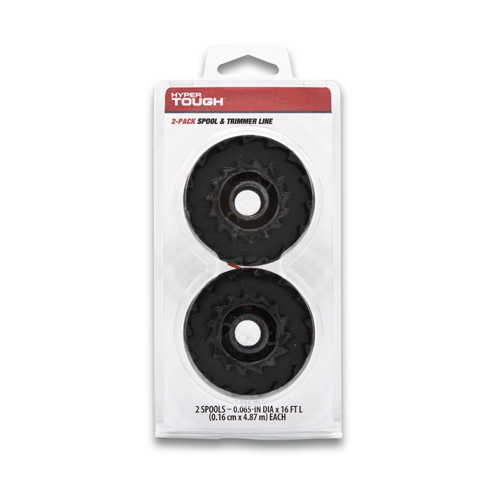 Hyper Tough Nylon Twist Trimmer Line Spool 2-Pack