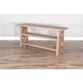 thumbnail image 4 of Sunny Designs Vivian 60" Farmhouse Mahogany Wood Sofa Table in Light Brown, 4 of 5
