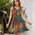 thumbnail image 7 of Mola De Panama Mounted Dress Fashion Beach Long Dresses Female Party Printed Sundress, 7 of 7