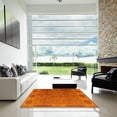 thumbnail image 7 of Ahgly Company Machine Washable Indoor Round Industrial Modern Neon Orange Area Rugs, 5' Round, 7 of 7