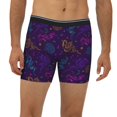 thumbnail image 2 of Men'S Boxer Briefs, Gothic Colorful Snake Monstera Soft And Breathable Mens Underwear Boxer Briefs With Widen Waist, 2 of 2