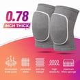 thumbnail image 5 of Rirozkan Knee Pads, Knee Brace for Volleyball, Soft Breathable Knee Sleeves, Protective Knee Support for Sports, Basketball Dance Yoga for Workout Running, 5 of 7