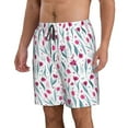 thumbnail image 2 of Vsdgher Tulips Flowers Men's Beach Shorts, Surfing shorts, Swim trunks, Quick Dry Swim Trunks for Surfing Beach Fun -3X-Large, 2 of 6