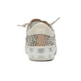 thumbnail image 3 of Dolce Vita Zina Leather & Twill Sneaker, 9.5, Silver, 3 of 5