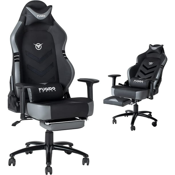 LLF and Tall Gaming Chair with Footrest 350lbsRacing Computer Gamer