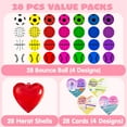 thumbnail image 4 of Joyfy 56 Pcs Valentines Day Cards Set for Kids (28 Bouncy Ball and 28 Cards),Prefilled Hearts with Sports Basketball Ball or Valentines Day Gifts for Kids Boys,Valentine Class Gifts Exchange Prizes, 4 of 7