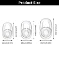 thumbnail image 2 of Universal Bluetooth Headset Earphone Covers Headphones Comfortable Soft Silicone Ear Cushions Earbuds Earphone Sleeve Eartips Pad 16MM, 2 of 8