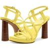 Vince Camuto Womens Neloette Dress Sandal Heeled 6 Primrose Yellow