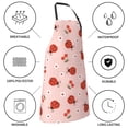 thumbnail image 5 of Naloa Ladybug With Flower Apron Kitchen Aprons with Pockets for Women Men Chef, 5 of 8