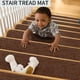thumbnail image 1 of Paquete de 15 peldaños para escaleras, tapetes de seguridad antideslizantes de 20 x 76 cm para interiores, alfombras antideslizantes para niños, personas mayores y mascotas con adhesivo reutilizable, marrón ACTIVE Biensenido a ACTIVE, 1 of 5
