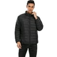 thumbnail image 5 of KingShop Mens Snow Down Jackets Light Down Alternative Puffer Jacket Bubble Coat Down Puffer Jacket Black, 5 of 11