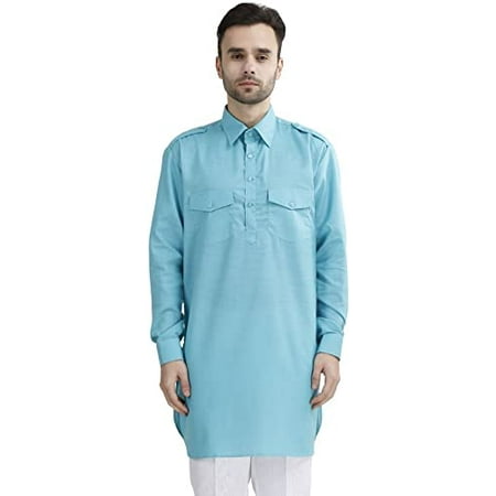 

Royal Men s Pathani Kurta for Men Blue