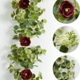 thumbnail image 6 of sruoe Artificial Christmas Garland Unlit, Christmas Decorate, Faux Garlands Christmas, Fake Greenery Garlands, Hanging Garland, Vine Garland for Door Stair Fireplace Indoor Tabletop Decor, 6 of 6