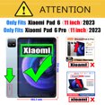 thumbnail image 2 of For Xiaomi Pad 6 Pro / Xiaomi Pad 6 case 2023 11" kids Case with Rotating Stand Hand Strap Pencil Holder Shockproof tablet cover Colorful PInk Xiaomi Pad 6(6 Pro), 2 of 5