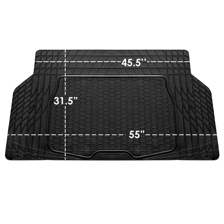 FH Group Universal Rubber Floor Mats & Cargo Liner, 5-Piece photo 7