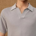 thumbnail image 7 of Graphic T Shirts for Men Funny Summer Streetwear Tees Men's Slim Fit V Neck Short Sleeve Shirt Breathable Knit Business Casual T Shirt For Daily Outdoor Sports All Seasons, 7 of 7