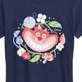 thumbnail image 3 of Alice in Wonderland - Cheshire Cat Circle - Women's Short Sleeve Graphic T-Shirt, 3 of 5