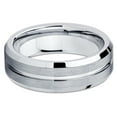 thumbnail image 2 of 7mm Wedding Ring,Tungsten Wedding Ring,Silver Tungsten Ring,Engagement Ring,Anniversary Ring,Comfort Fit Ring, 2 of 4