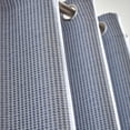 thumbnail image 6 of Martha Stewart Rivington Jacquard Curtain Panel Pair, Thermal Blue, Grommet, Lined, Room Darkening, Indoor, Adult, 2 Piece Set, 50" x 95", 6 of 6