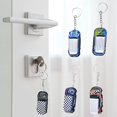 thumbnail image 2 of CNKOO 5Pcs Mini Car Keychains with Buckle Miniature Graffiti Print Vehicle Toy Alloy Model Ornament 1 64 Scale Racing Car Model Pendant Pull Back Toys Children Gift, 2 of 10