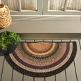thumbnail image 3 of Safavieh Braided Ellen Bordered Machine Washable Reversible Area Rug, Multi, 2'6" x 5' Half Moon, 3 of 13