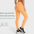 thumbnail image 3 of Mallas deportivas de cintura alta sin costuras para exteriores, para primavera y verano, para levantar la cadera, adelgazar el vientre, correr, fitness, yoga, 3 of 6