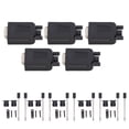 thumbnail image 1 of Serial Port Male Adapter,5 Sets DB9 RS232 D Serial Adapter D Male Adapter High-End Performance, 1 of 14