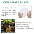 thumbnail image 2 of 10 Pack Clear Plant Saucer Drip Trays for Indoors Outdoors, 10 in Plastic Flower Plant Pot Saucer, 2 of 6
