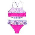 thumbnail image 4 of iEFiEL 2Pcs Girls Bikini Suit Spaghetti Straps Tube Top with Bottom Set Swimwear Beach Bathing Suit,Sizes 2T-10 Colorful 8, 4 of 7
