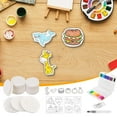 thumbnail image 3 of PEONAVET Painting Suits Puffy Paint Drawing Canvas Sponge 10ml, 3 of 4
