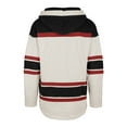 thumbnail image 3 of Men's '47 Oatmeal Chicago Blackhawks Rockaway Lace-Up Pullover Hoodie, 3 of 3