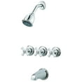 thumbnail image 1 of Pfister LG01-8CPC Series 01 Three-Handle Tub & Shower - Polished Chrome, 1 of 5