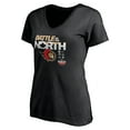 thumbnail image 2 of Women's Black Ottawa Senators Battle of the North V-Neck T-Shirt, 2 of 3