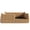 Natural, variant on Bellemave Toddler Bed-Toddler Floor Bed with Teddy Fleece, Low Profile Kids Bed Frame with Full Padded Guard Rails, Montessori Floor Beds, Standard Crib Size for Boys & Girls, White