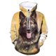 thumbnail image 3 of Sudadera con capucha con estampado 3D de pastor alemán para hombre, moda informal, manga larga, estampado de perro, sudaderas para niños de calle, 3 of 5