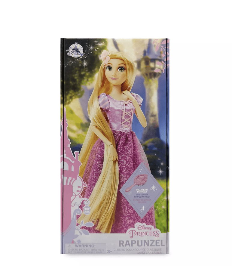 New Disney Store Tangled Movie Rapunzel Classic Toy Barbie Doll 12" 