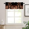 thumbnail image 3 of Coffee Kitchen Curtain Valance, Falling Coffee Beans Delicious Coffee Beans Window Valance, for Bedroom Living Room Kitchen Cafe W54xL18in 1 Panels, 3 of 4