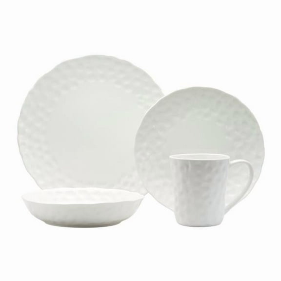 Red Vanilla RV750-016 Vanilla Marble Round 16 Piece Dinnerware Set