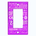 thumbnail image 6 of Metal Light Switch Plate Cover Cafe Diner Coffee Sign Purple COF039, 6 of 13
